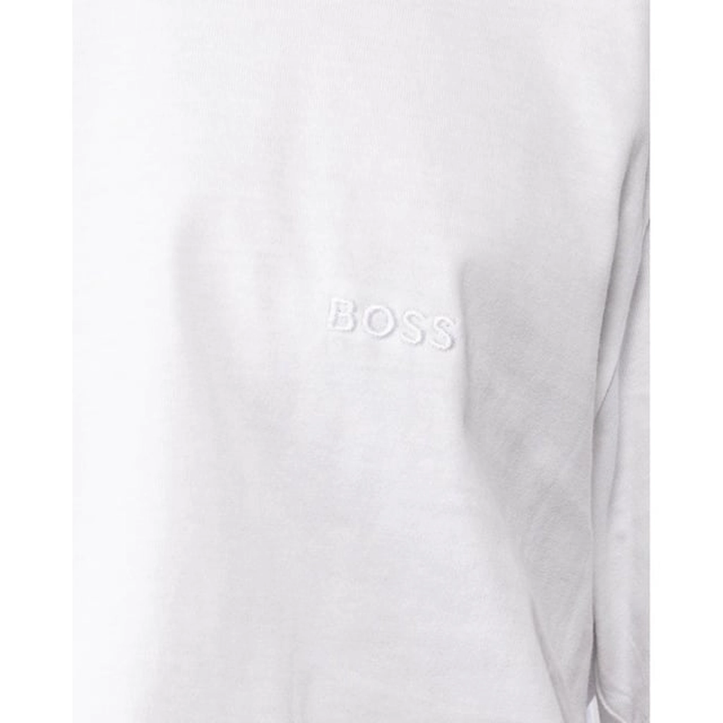 Hugo Boss 3 Pack Classic Regular Fit Crew Neck Mens T-Shirts - White Cotton - Size X-Large